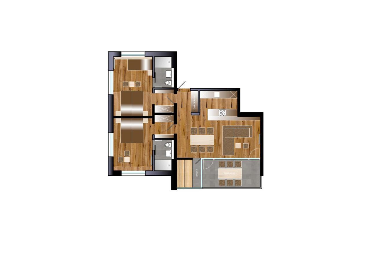 Λlpstern - Silvretta Card Premium Betrieb Daire Galtür Dış mekan fotoğraf